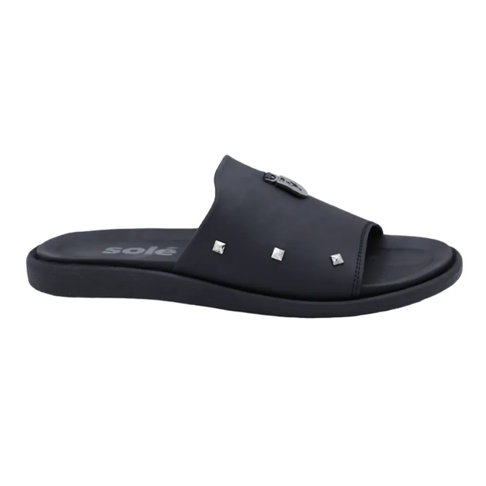 Black Casual Slipper 112052