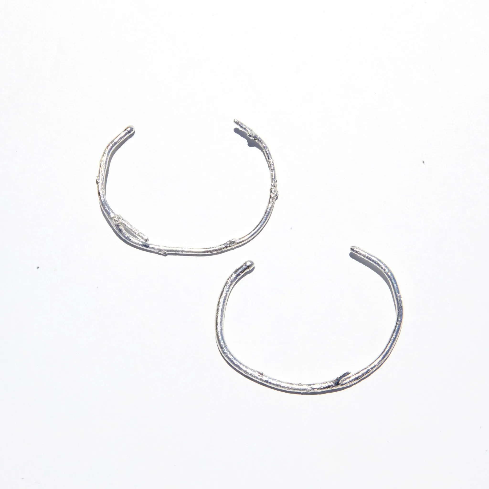 Branch Cuffs in Silver