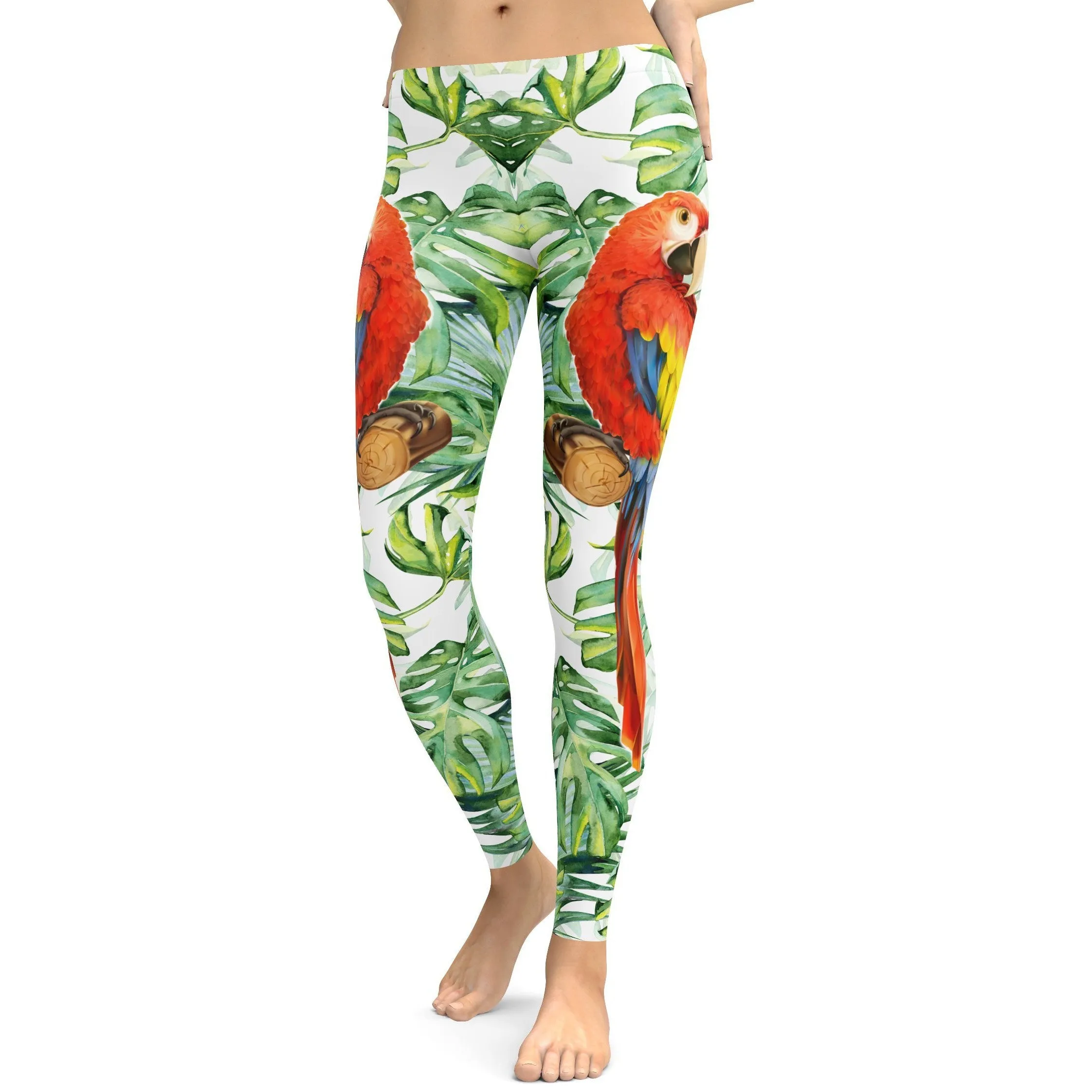 Colorful Parrot Leggings