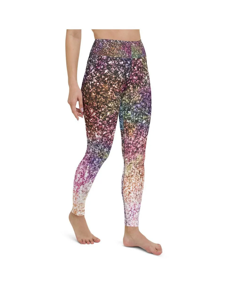 Colorful Sparkles Yoga Pants