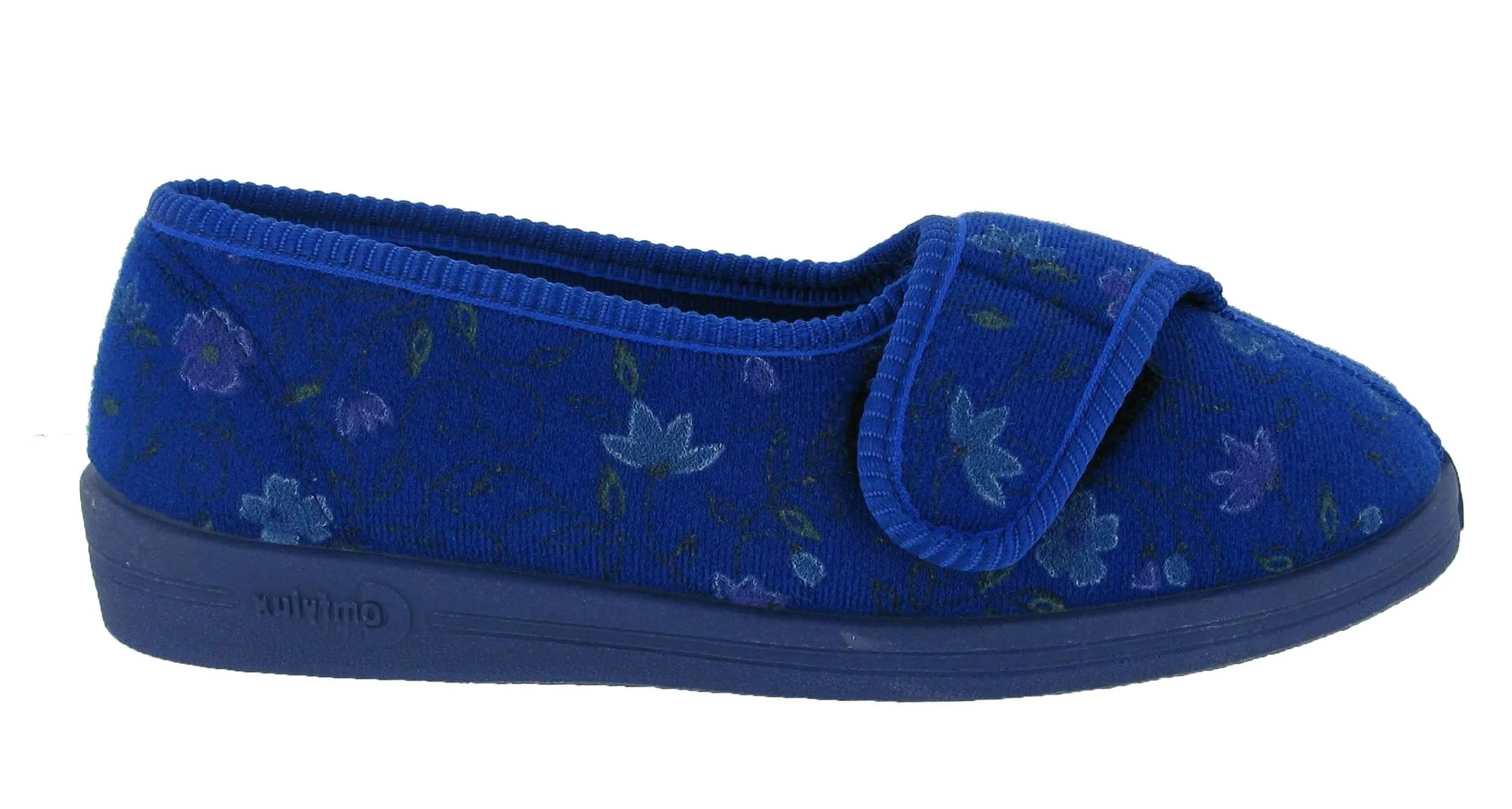 Comfylux Diana Womens Wide Fit Touch Fastening Full Slipper