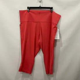 Coral Athletic Capris Athleta, Size 3x