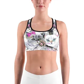 Cute Kitties Sports bra