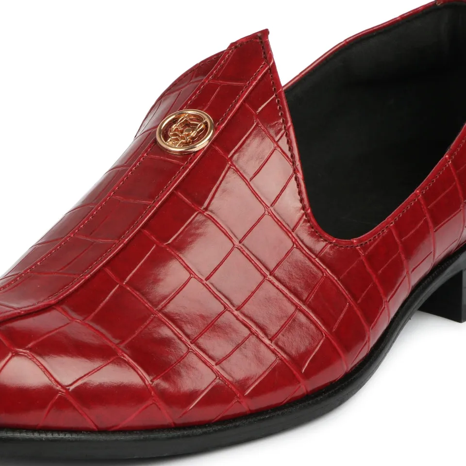 Elis - Cherry Croco Signature Mojdi