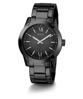 GUESS Mens Black Analog Watch