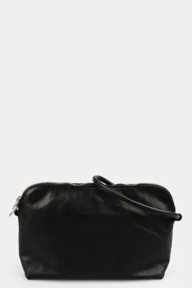 Large leather toilet bag