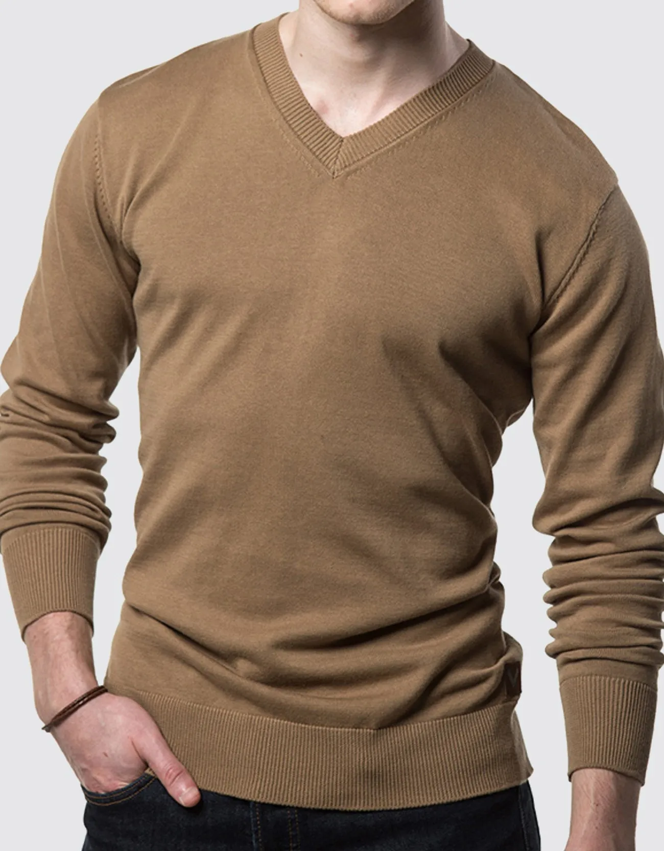 Men's Autumn Lightweight V-Neck Sweater